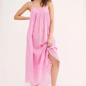On My Own Maxi Slip Dress in Pink
FREE PEOPLE